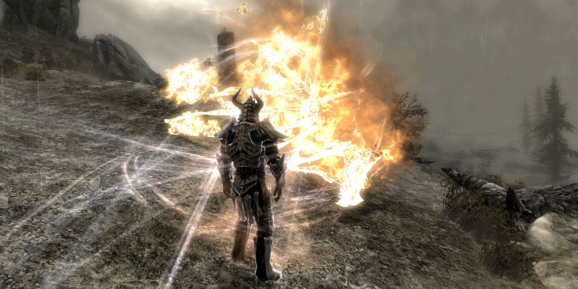 Skyrim Absorbing a Dragon Soul