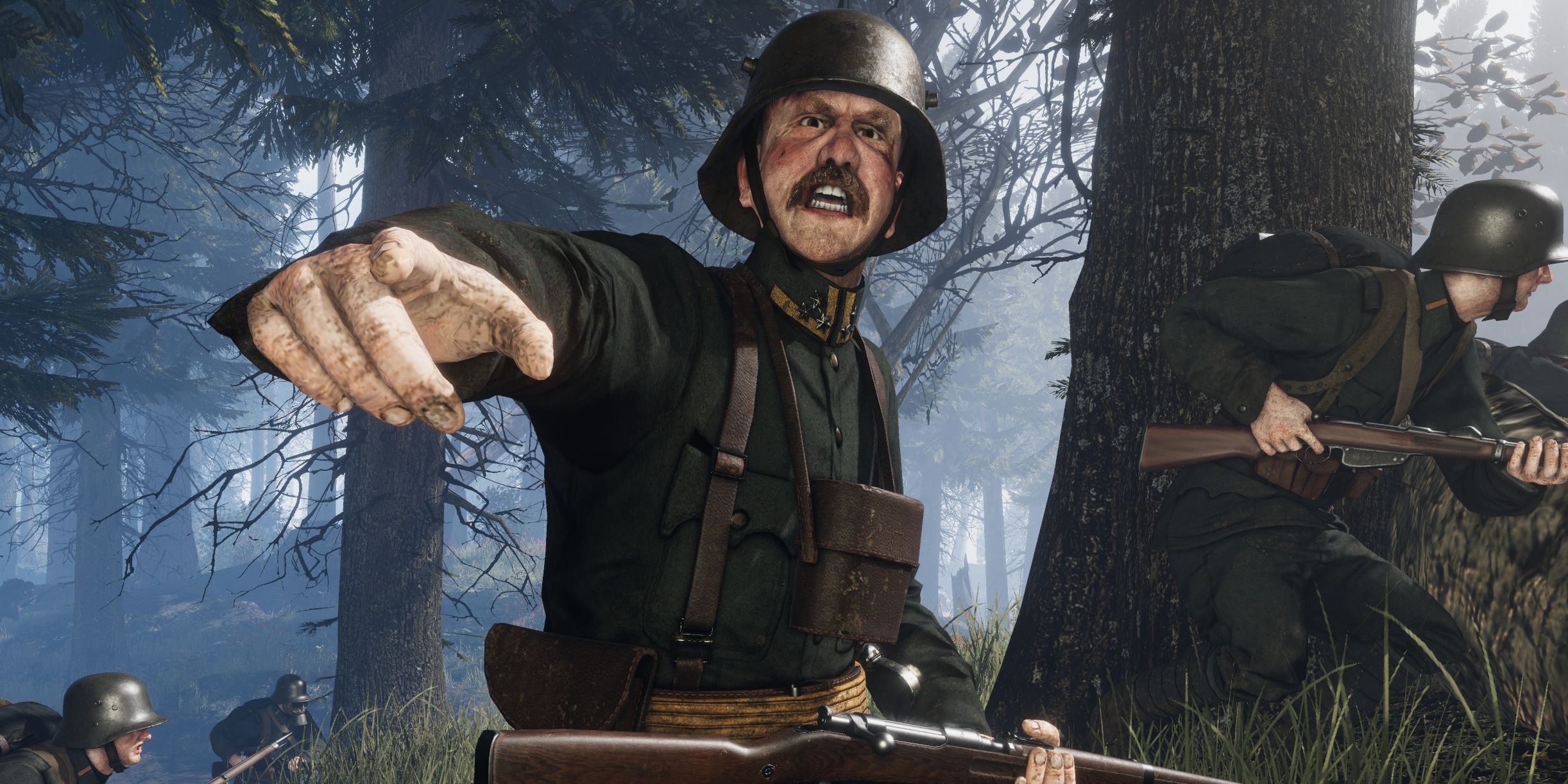 Tannenberg commanding soldier barks orders