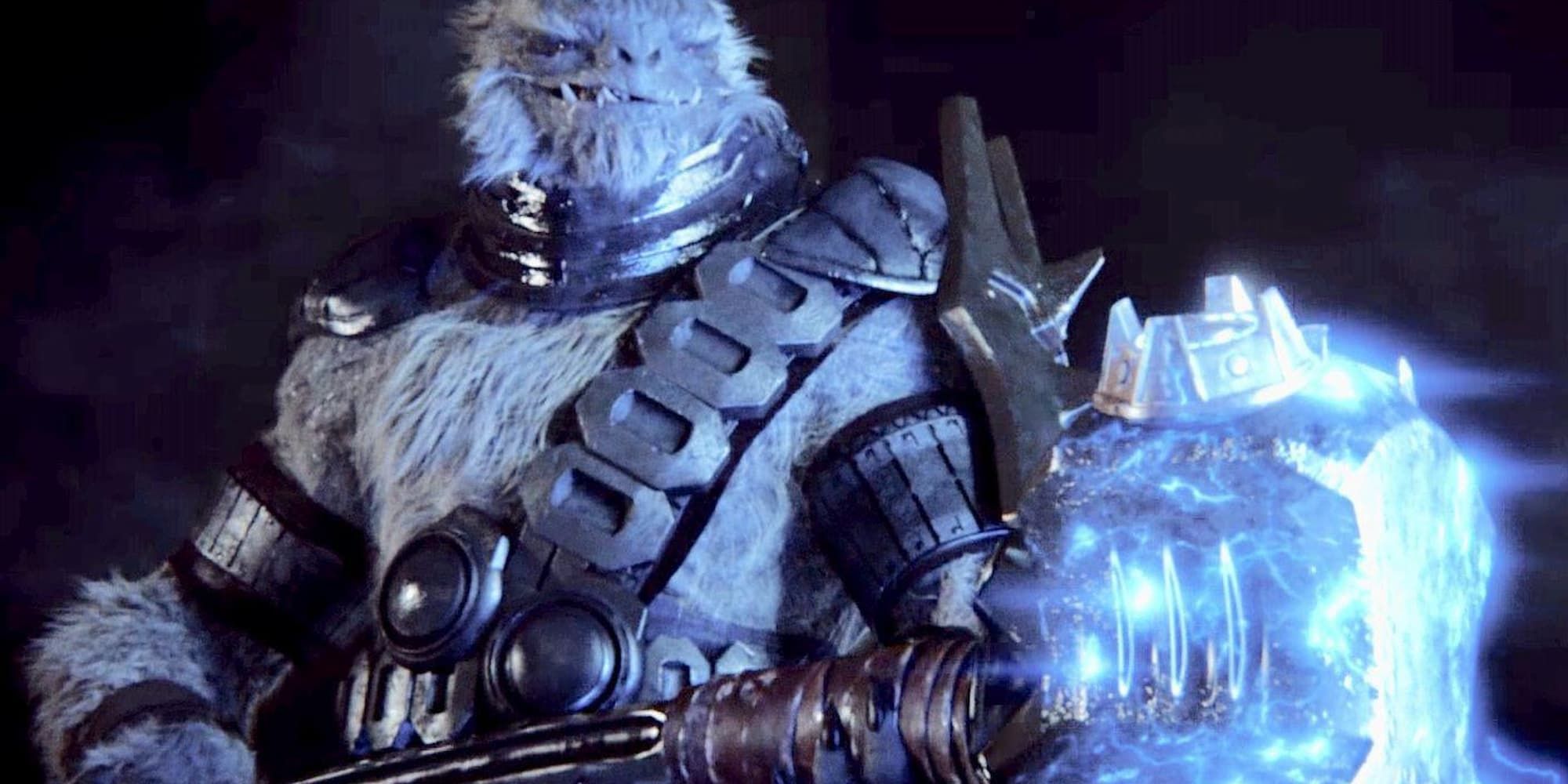 Tartarus wielding the Fist of Rukt