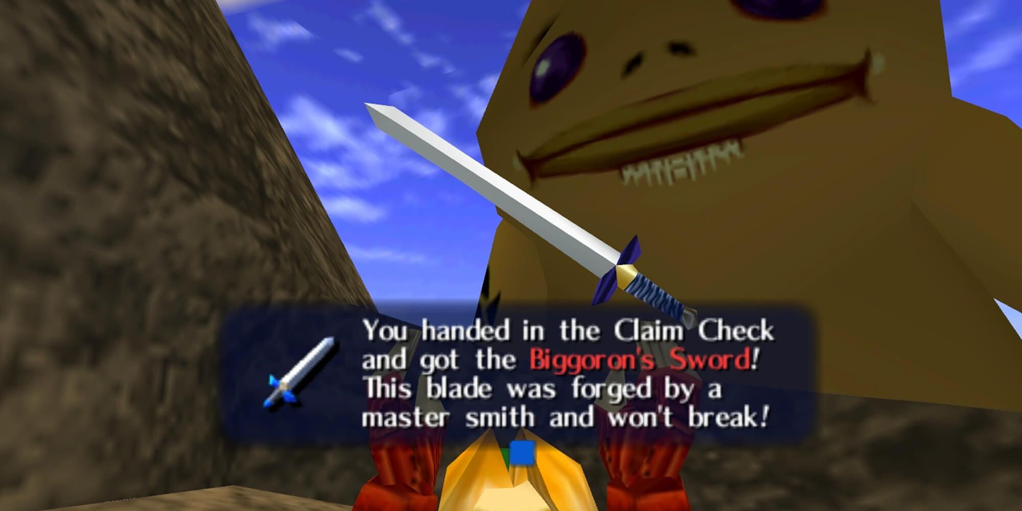 Ocarina Of Time Link Gets The Strongest Sword