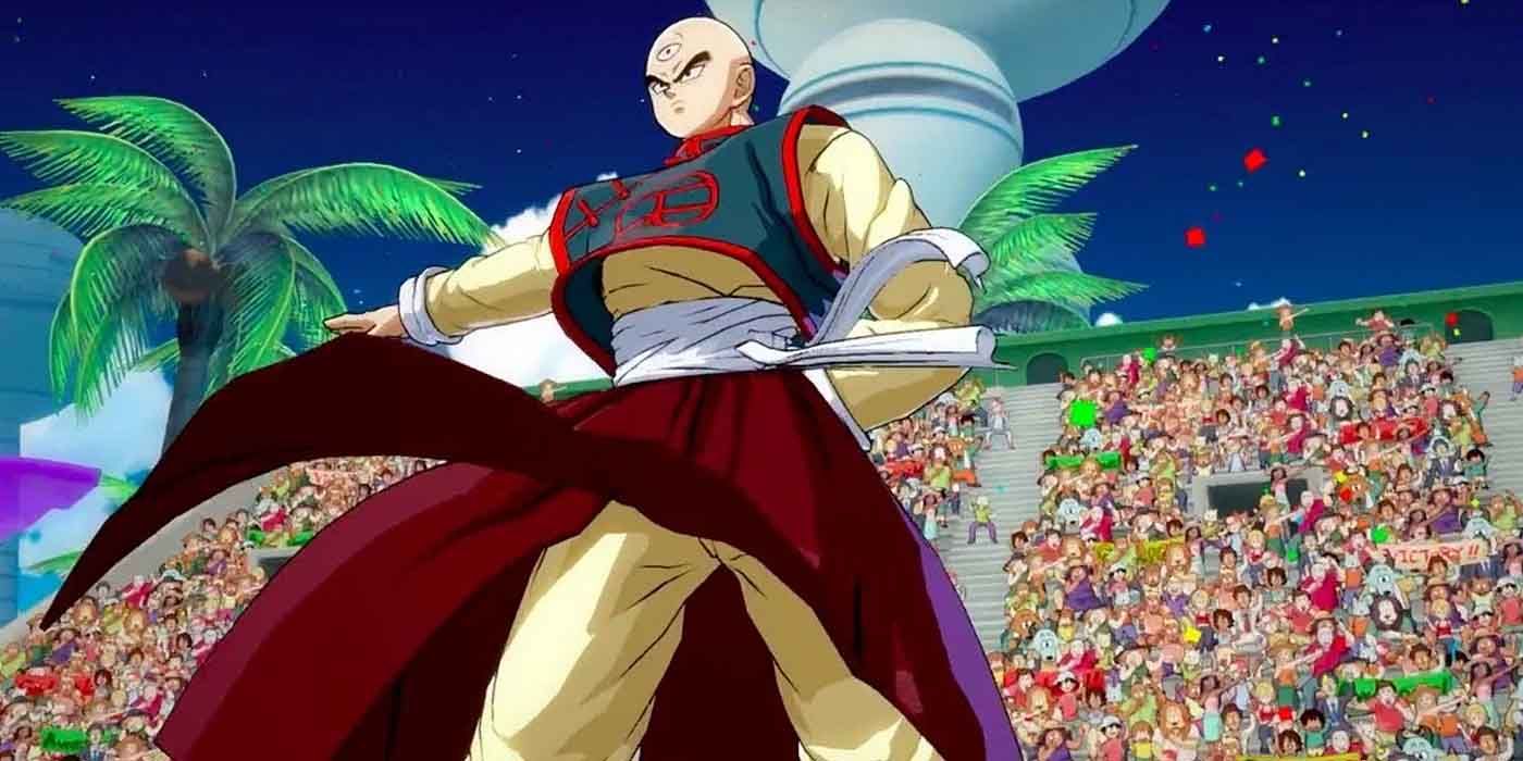The versatile Tien in Dragon Ball FighterZ