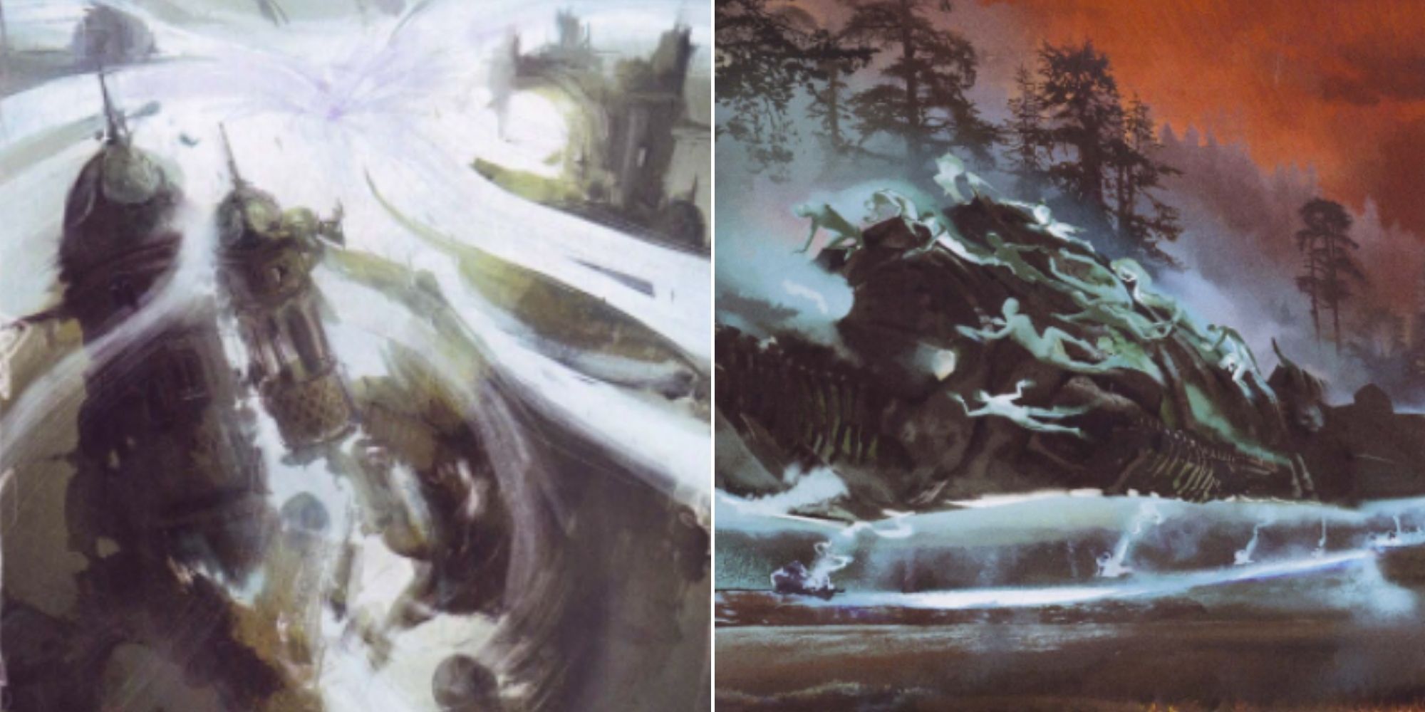 Van Richten's Guide To Ravenloft - Castle Avernus destroyed by the mists - Cyre 1313 The Mourning Rail