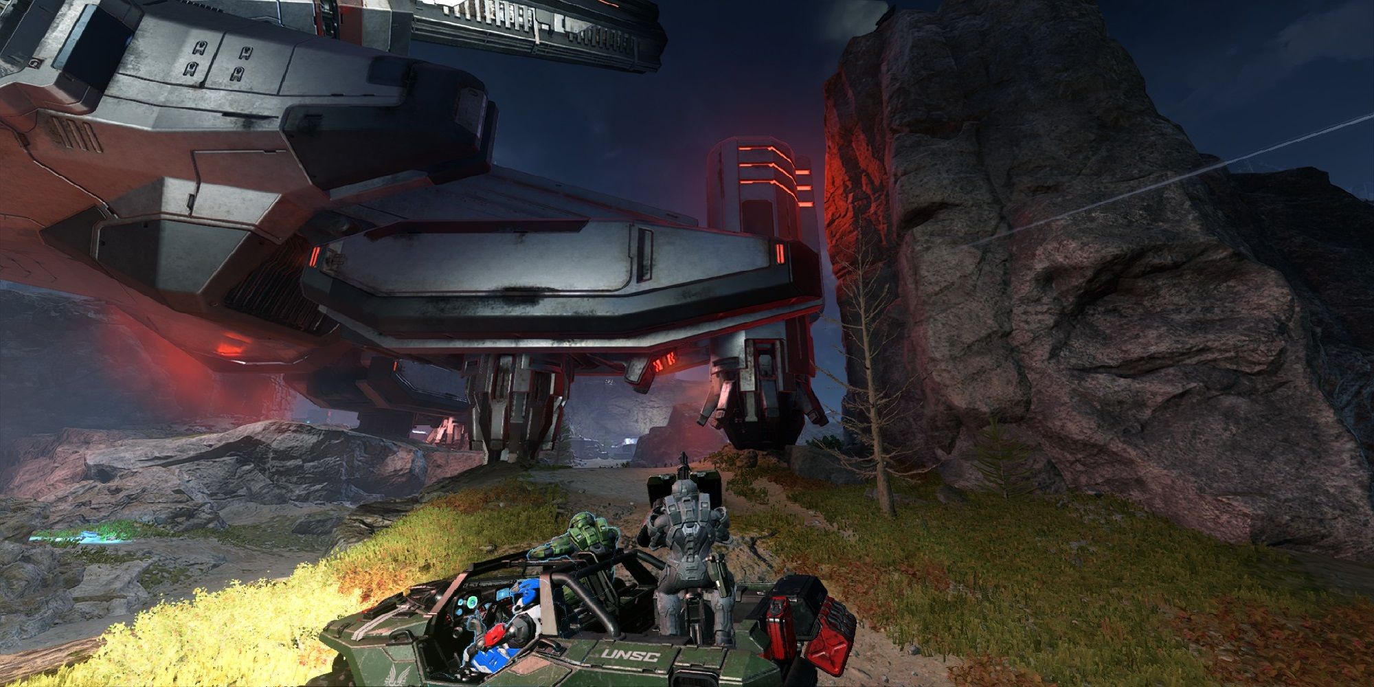 Attacking In A Warthog While On The Turret