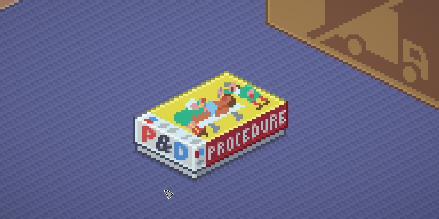 a board game called procedure in unpacking