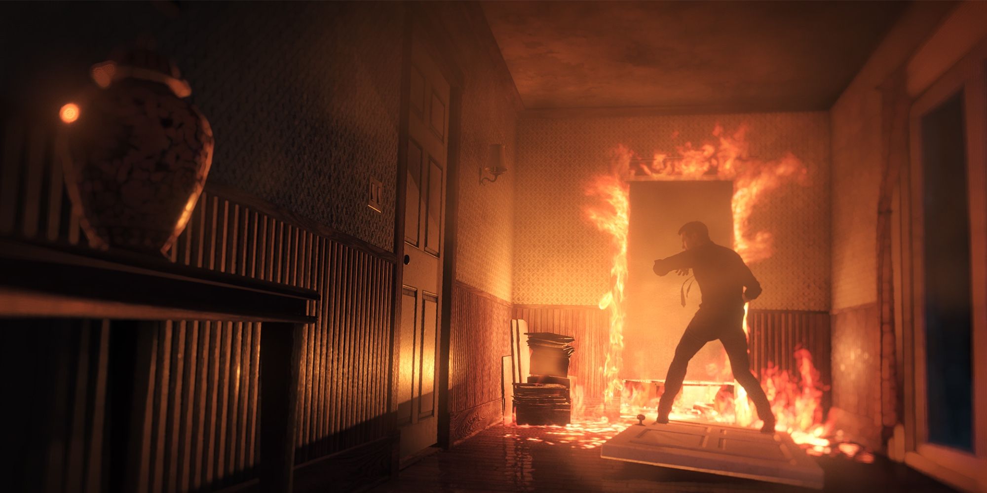 a fire in the evil within 2