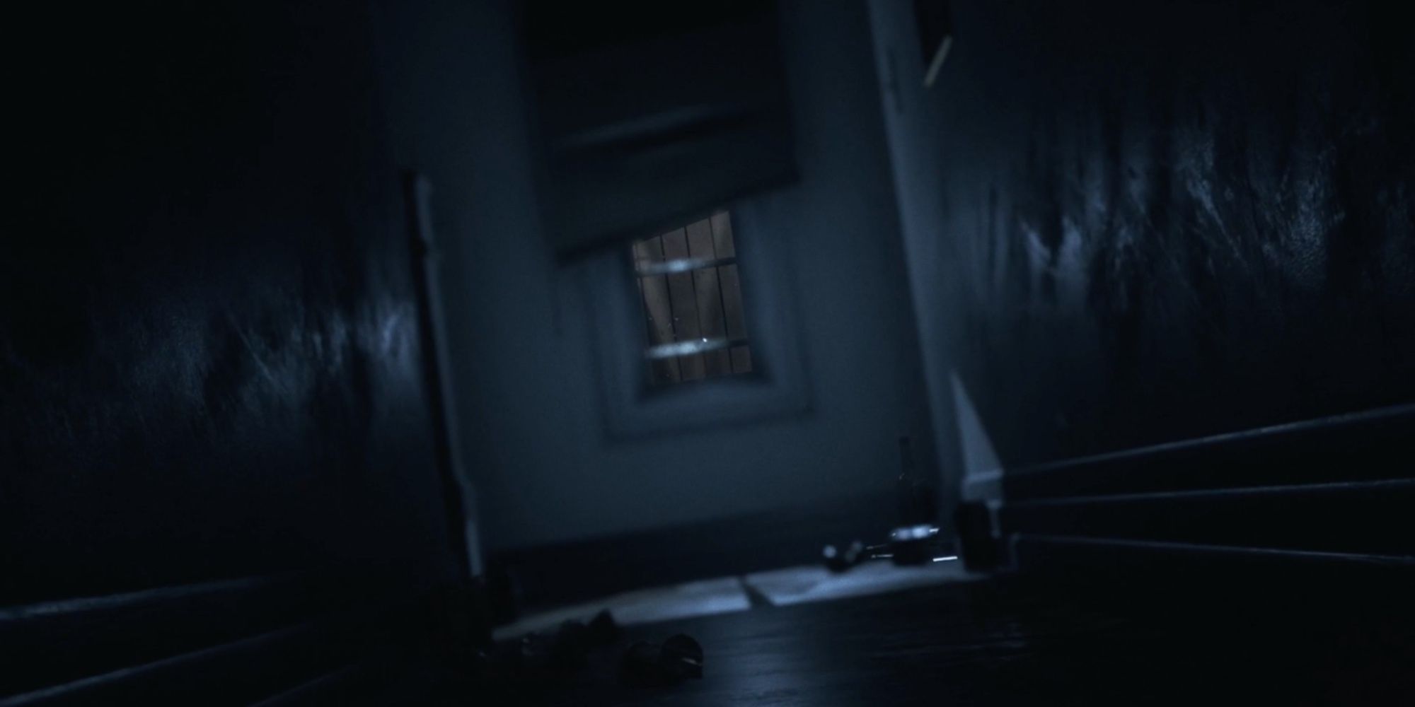 a hallway in the game visage