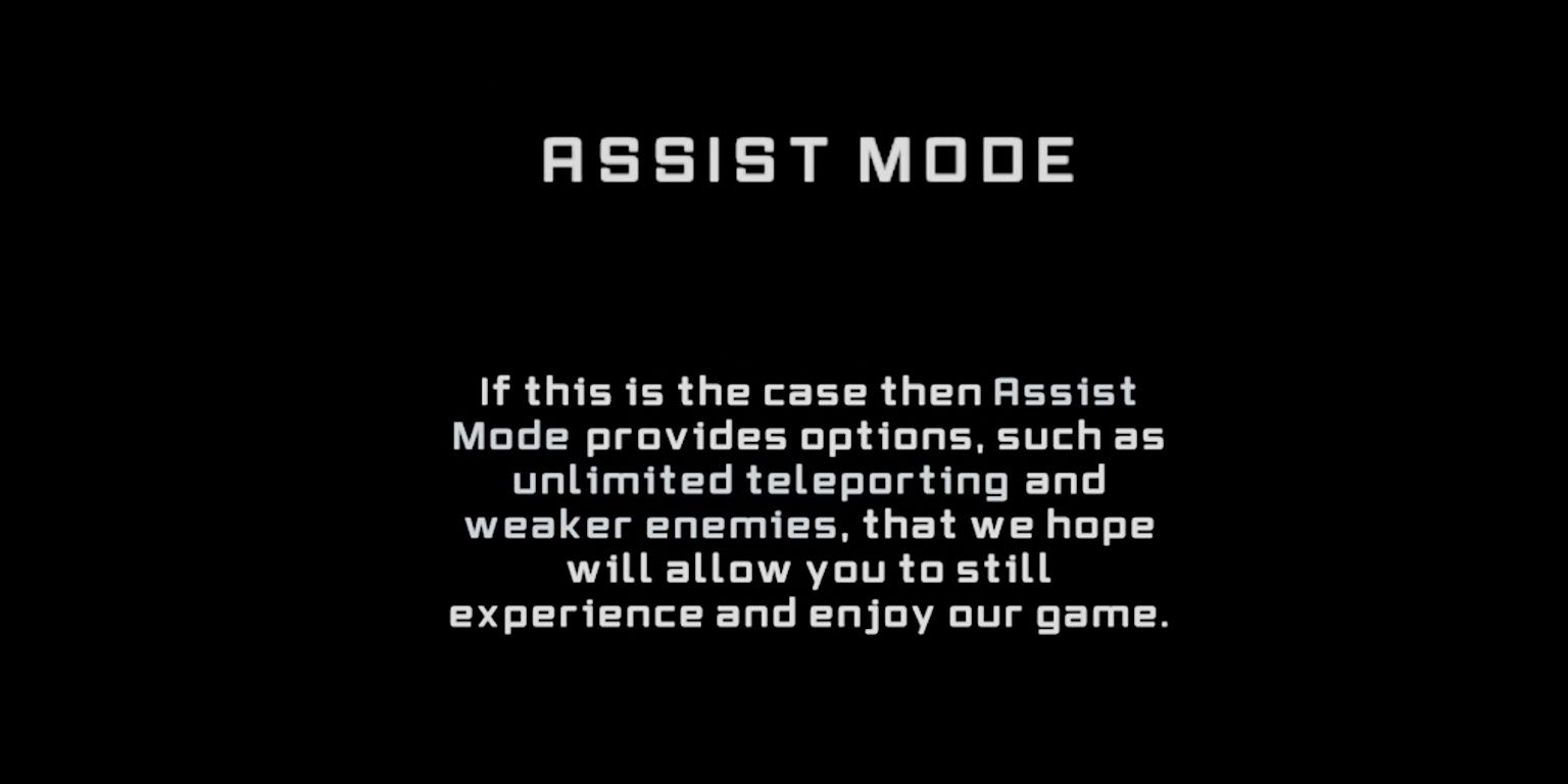 assist mode option in the persistence