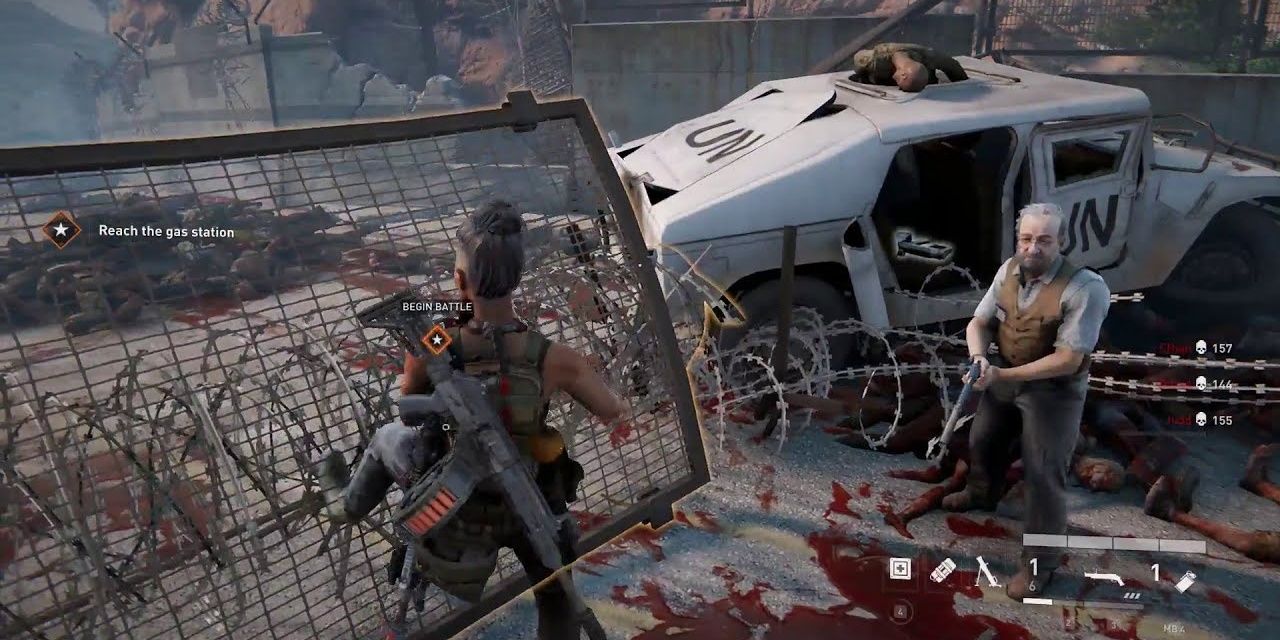 world war z challenge mode characters setting traps