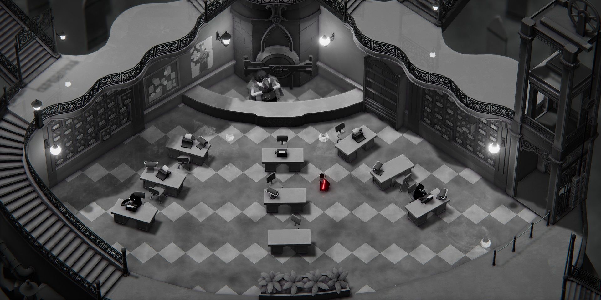 A screenshot showing gameplay in Death's Door