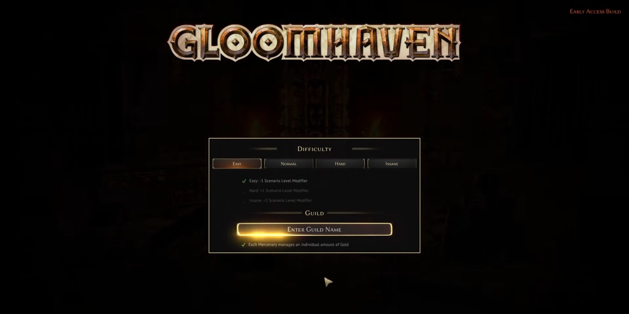 starting menu