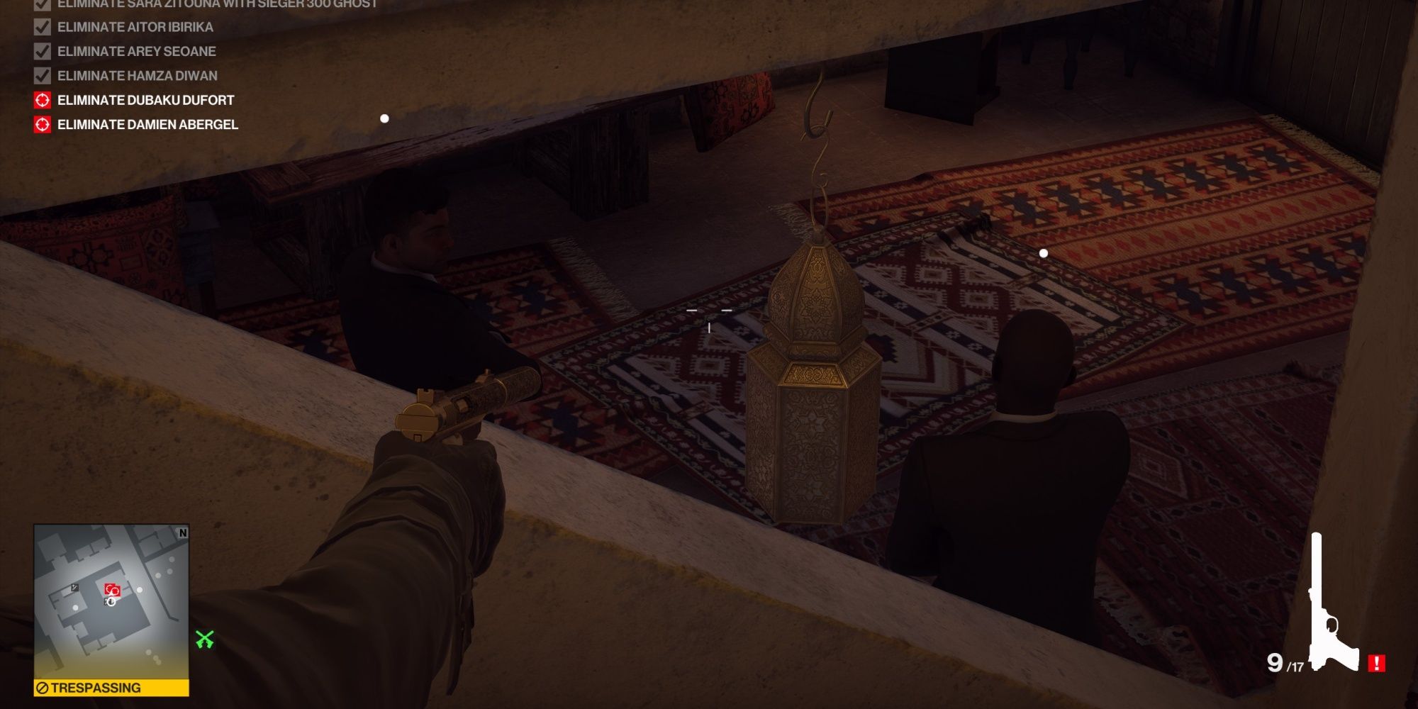 Hitman Sieger 300 Ghost Cheveyo Calibration Killing Fourth and Fifth Guards
