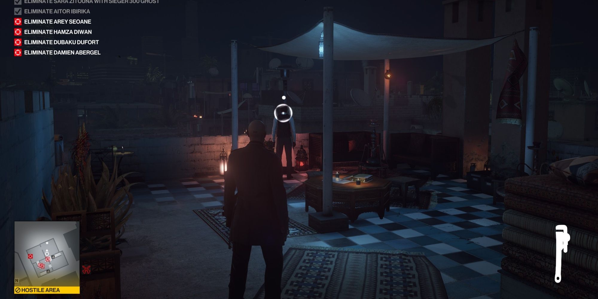 Hitman Sieger 300 Ghost Cheveyo Calibration Knocking Civilian Out