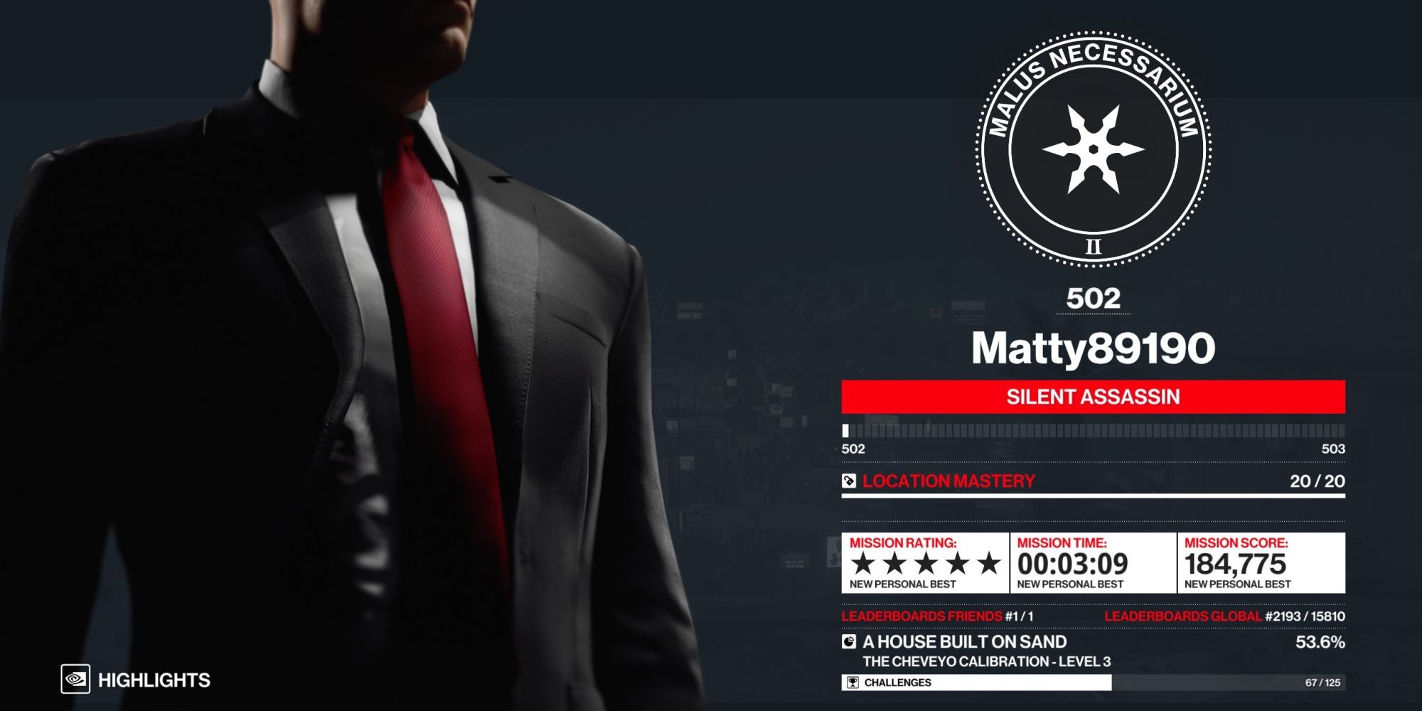Hitman Sieger 300 Ghost Cheveyo Calibration Silent Assassin