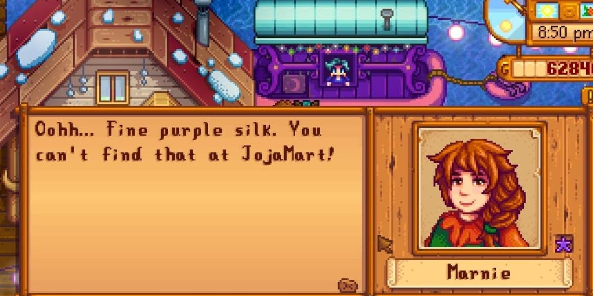 Stardew Valley Marnie Commenting On The Winter Market's Selection 