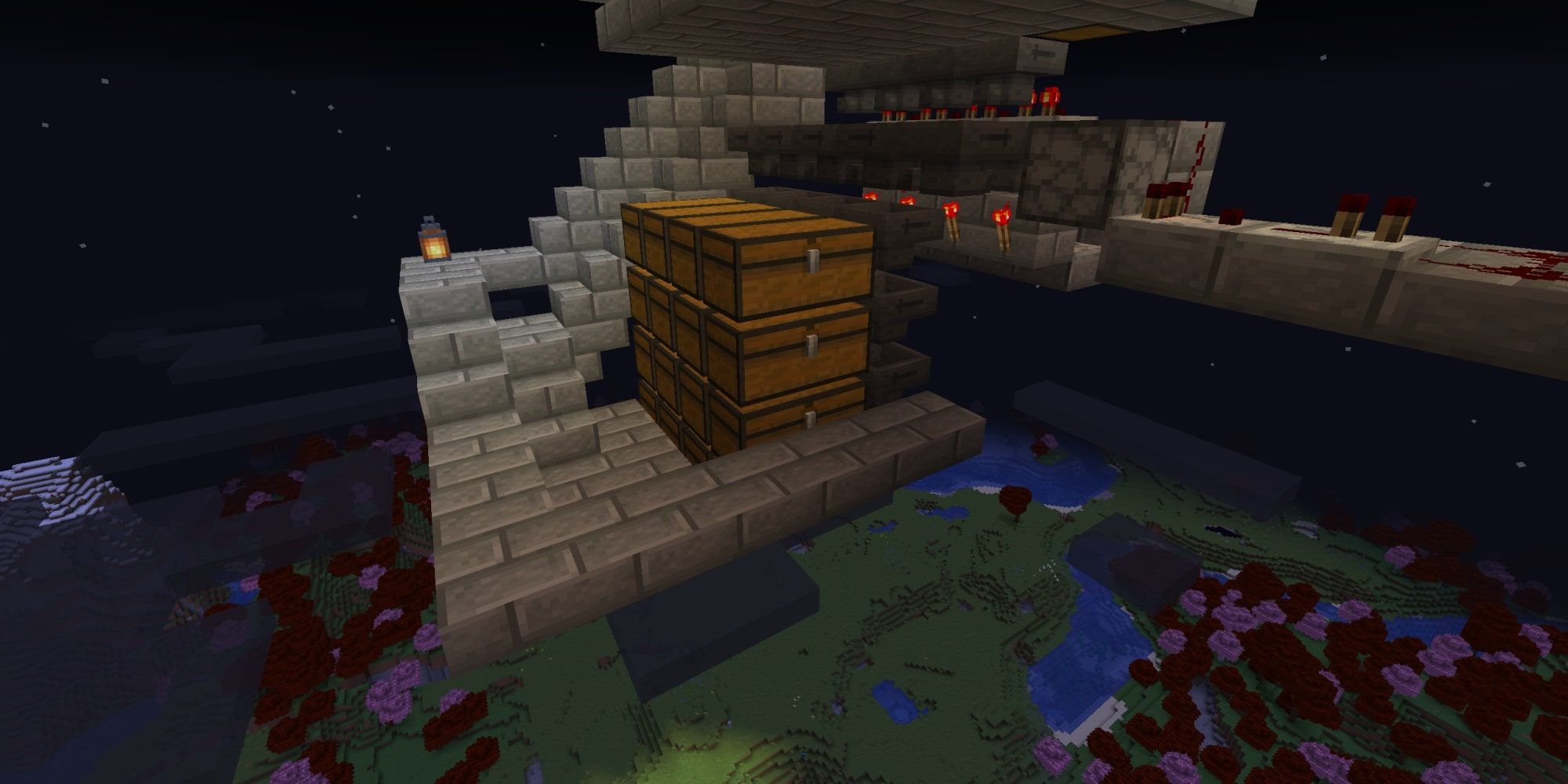 Minecraft Drowned Farm Storage System