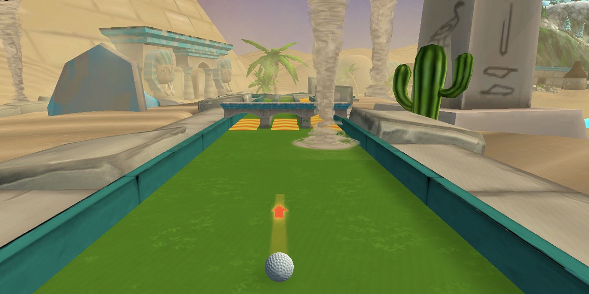 mini golf in desert stage in smoots golf