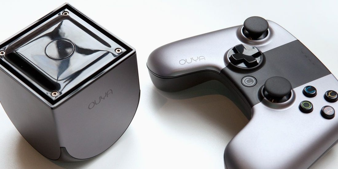 Ouya console and controller