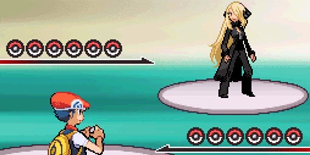 Pokemon Cynthia Battle
