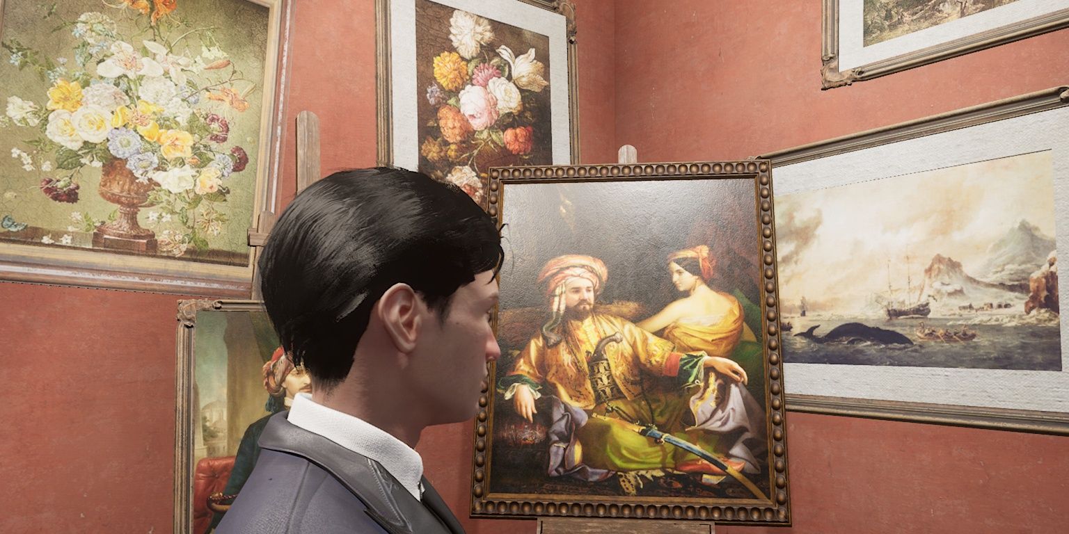 sherlock in art shop in sherlock holmes chapter one