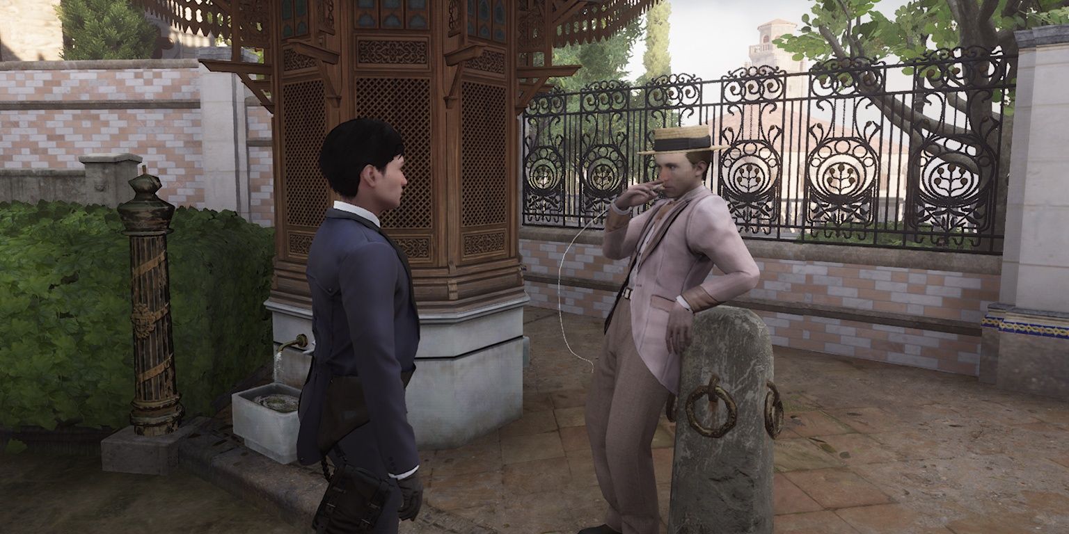 sherlock with npc in sherlock holmes chapter one