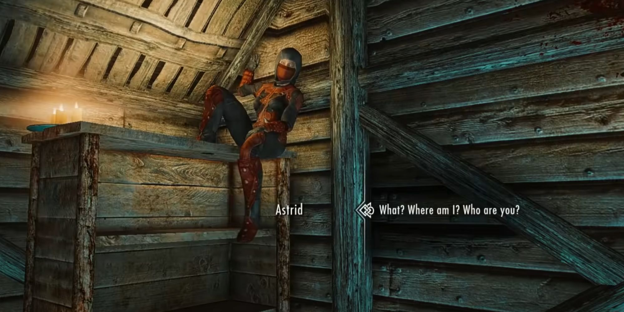 skyrim_astrid_speaking_with_the_dragonborn_in_the_abandoned_shack