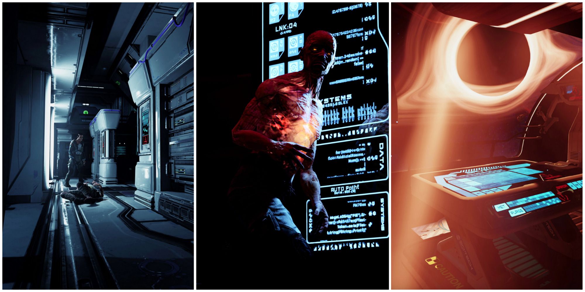 the persistence character in dark hallway, enemy, black hole featured