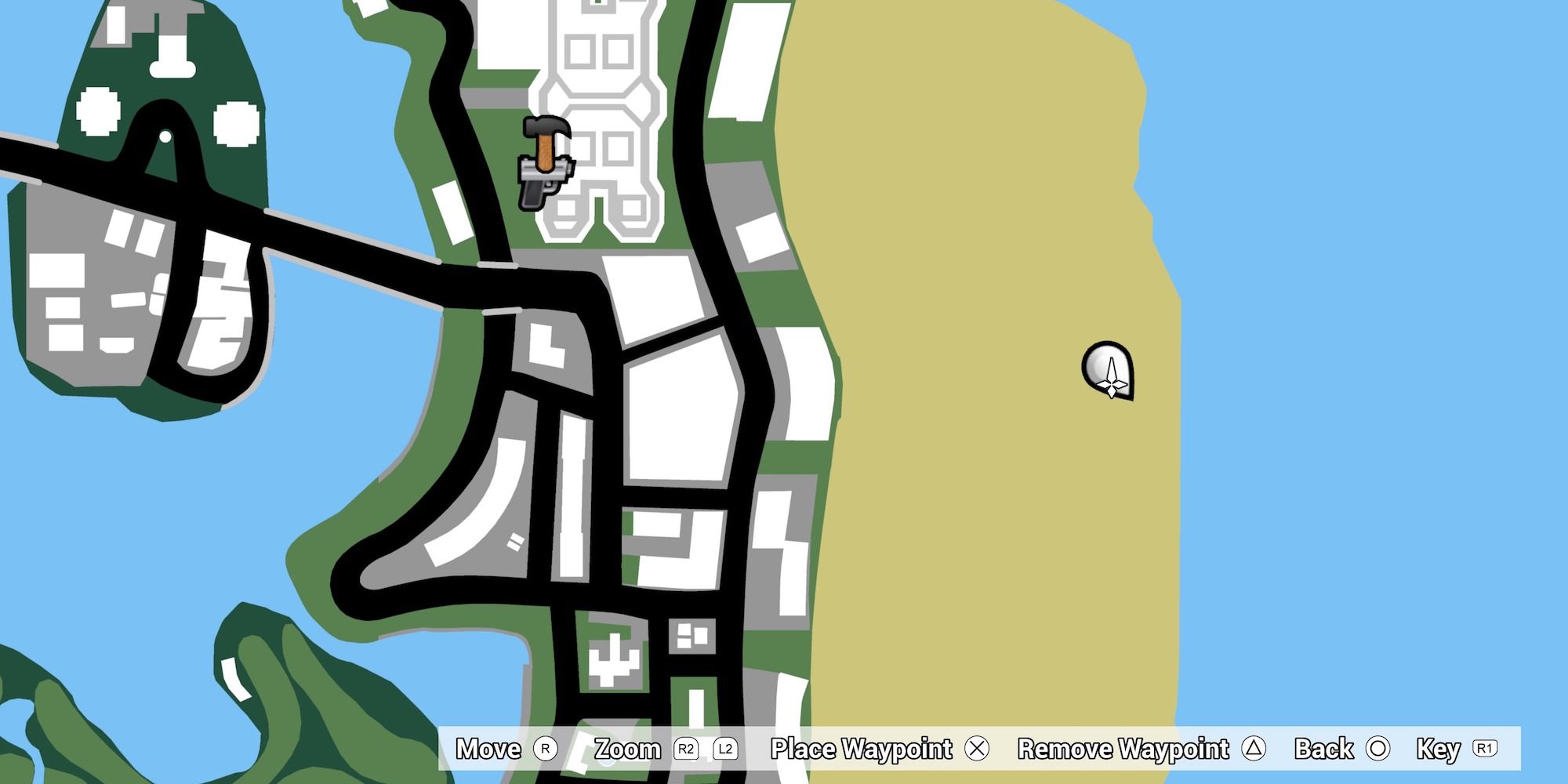 vice city beach hidden package