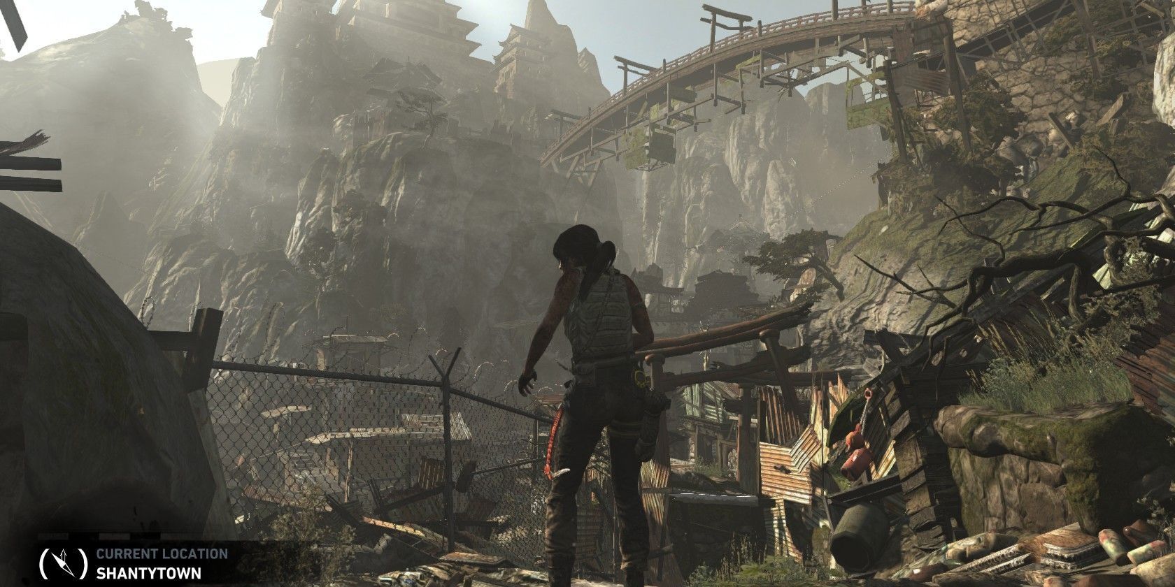 yamatai tomb raider in game screenshot