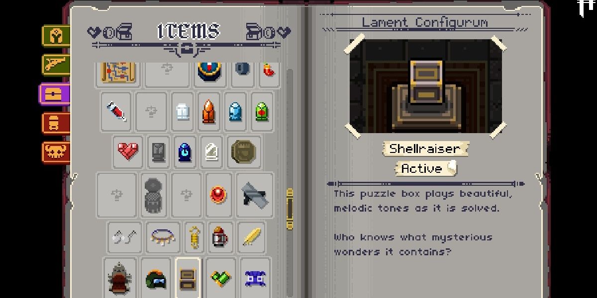Enter The Gungeon Lament Configurum Ammonomicon Entry Item
