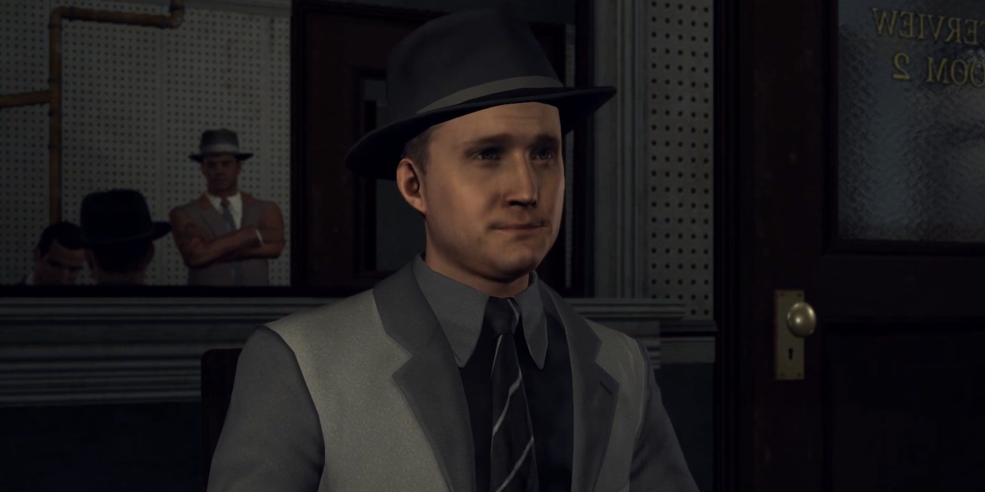 LA Noire interrogates a suspect
