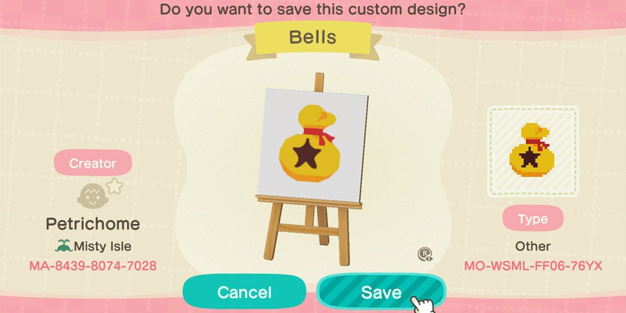 Animal Crossing New Horizons Bells Custom Design Fireworks