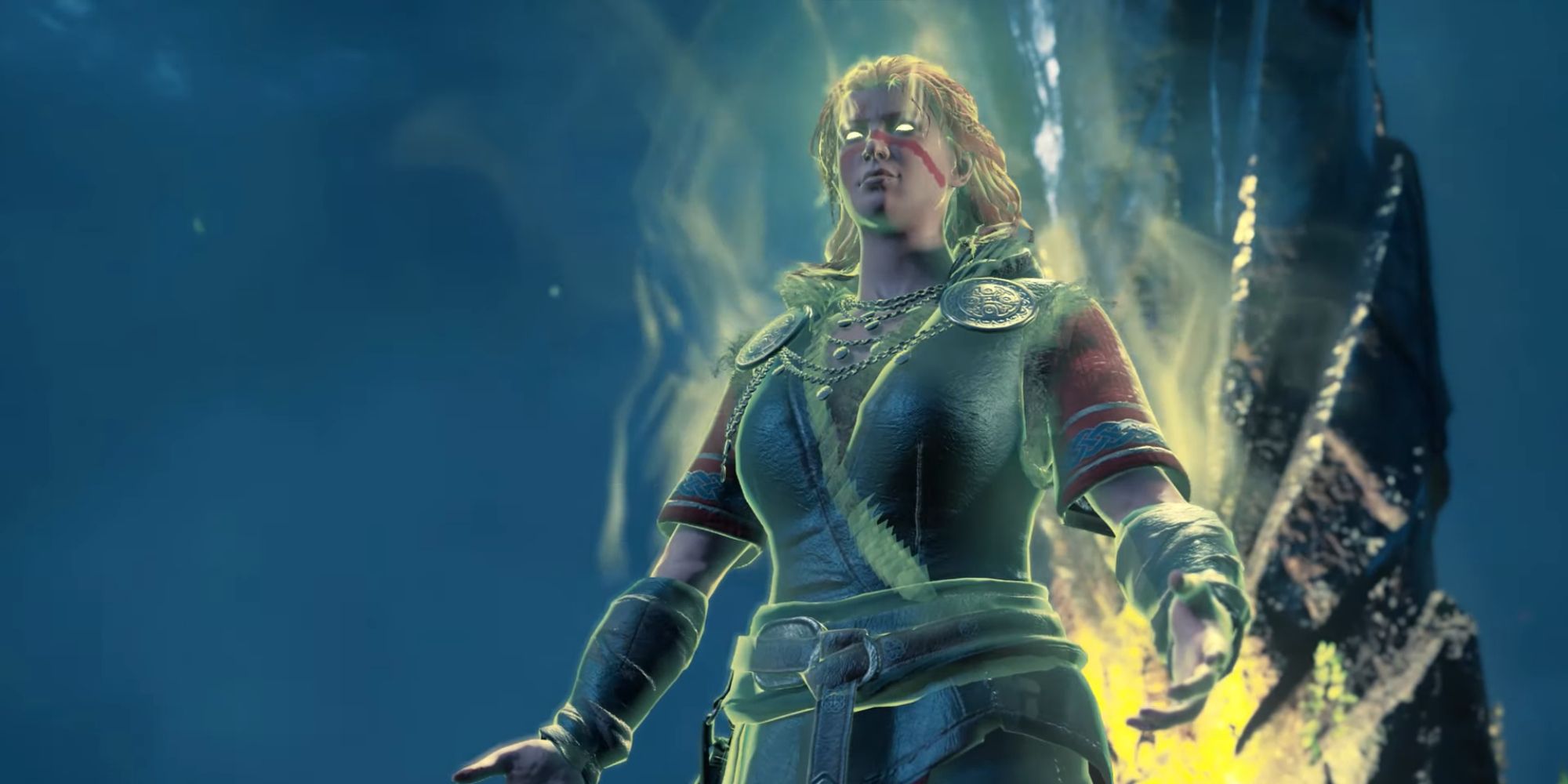 Assassin's Creed Valhalla Wrath Of The Druids Screenshot Of Ciara Infused With Power