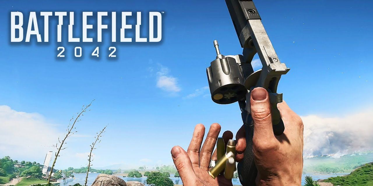 A player reloading a revolver in Battlefield 2042