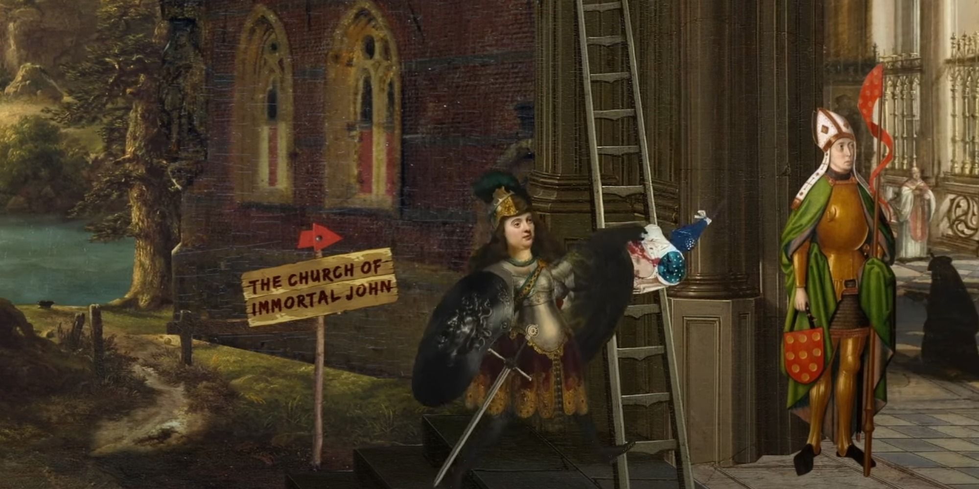 Church Of Immortal John, Procession To Calvary