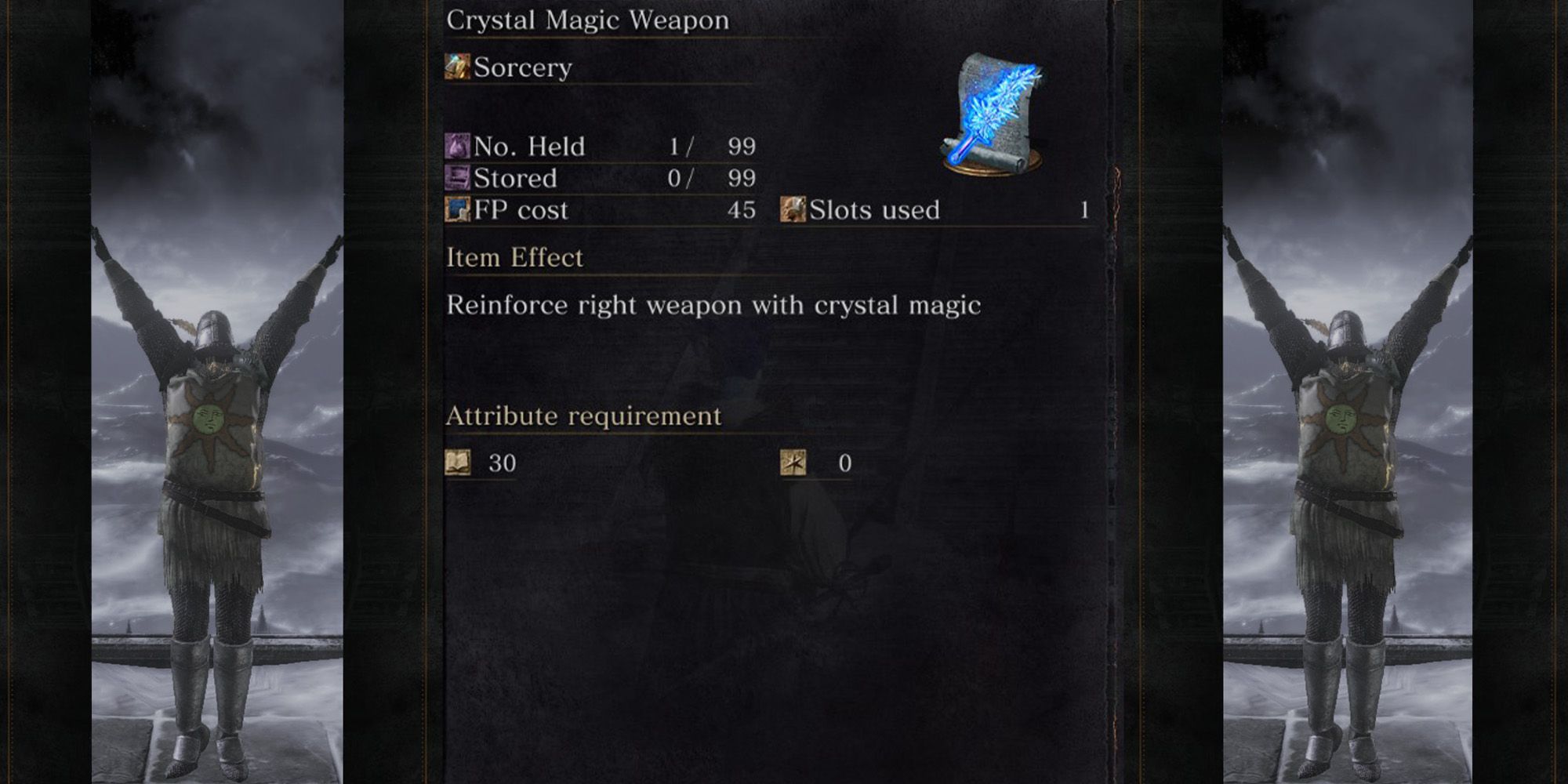 Crystal Magic Weapon Sorcery From Dark Souls 3