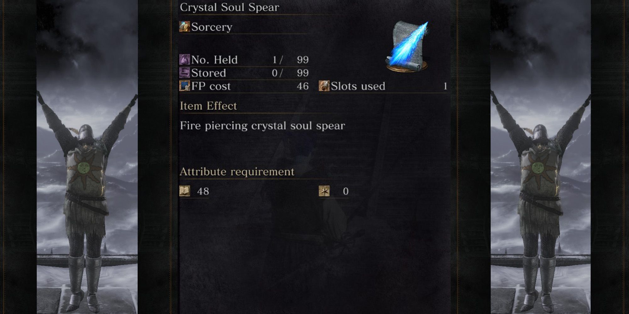 Crystal Soul Spear Sorcery From Dark Souls 3