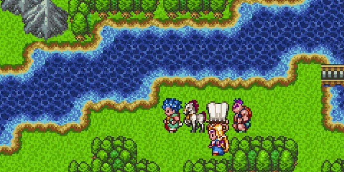 Dragon Quest VI traversing the world map 