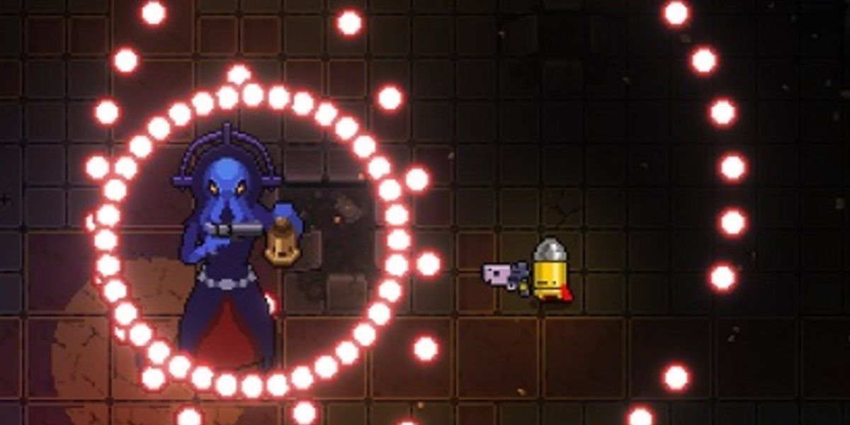 Enter The Gungeon Bullet Kin Fighting Mine Flayer Boss
