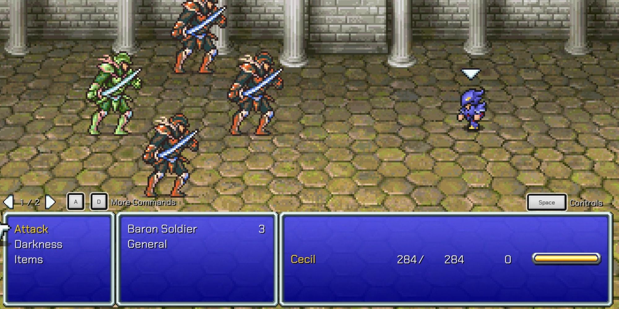 Final Fantasy 4 Pixel Remaster General Soldiers