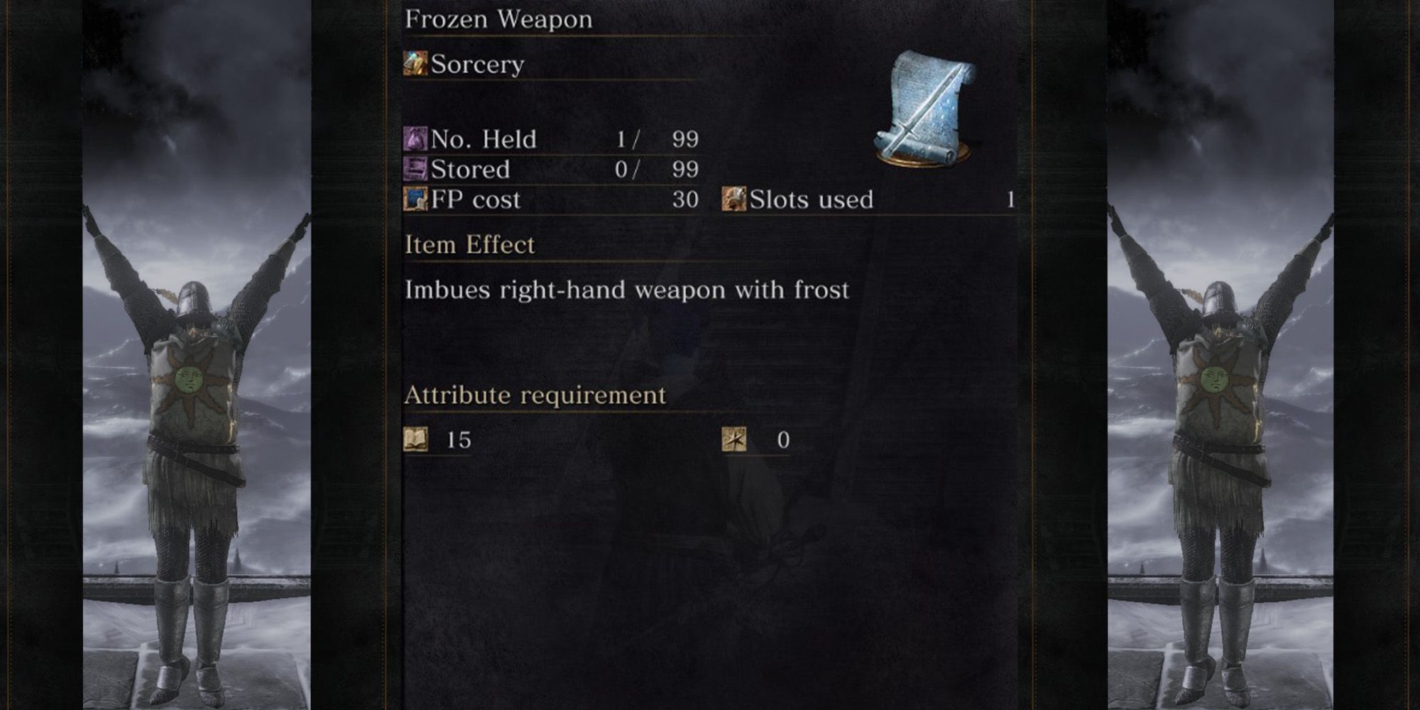 Frozen Weapon Sorcery From Dark Souls 3 Ashes Of Ariendel DLC