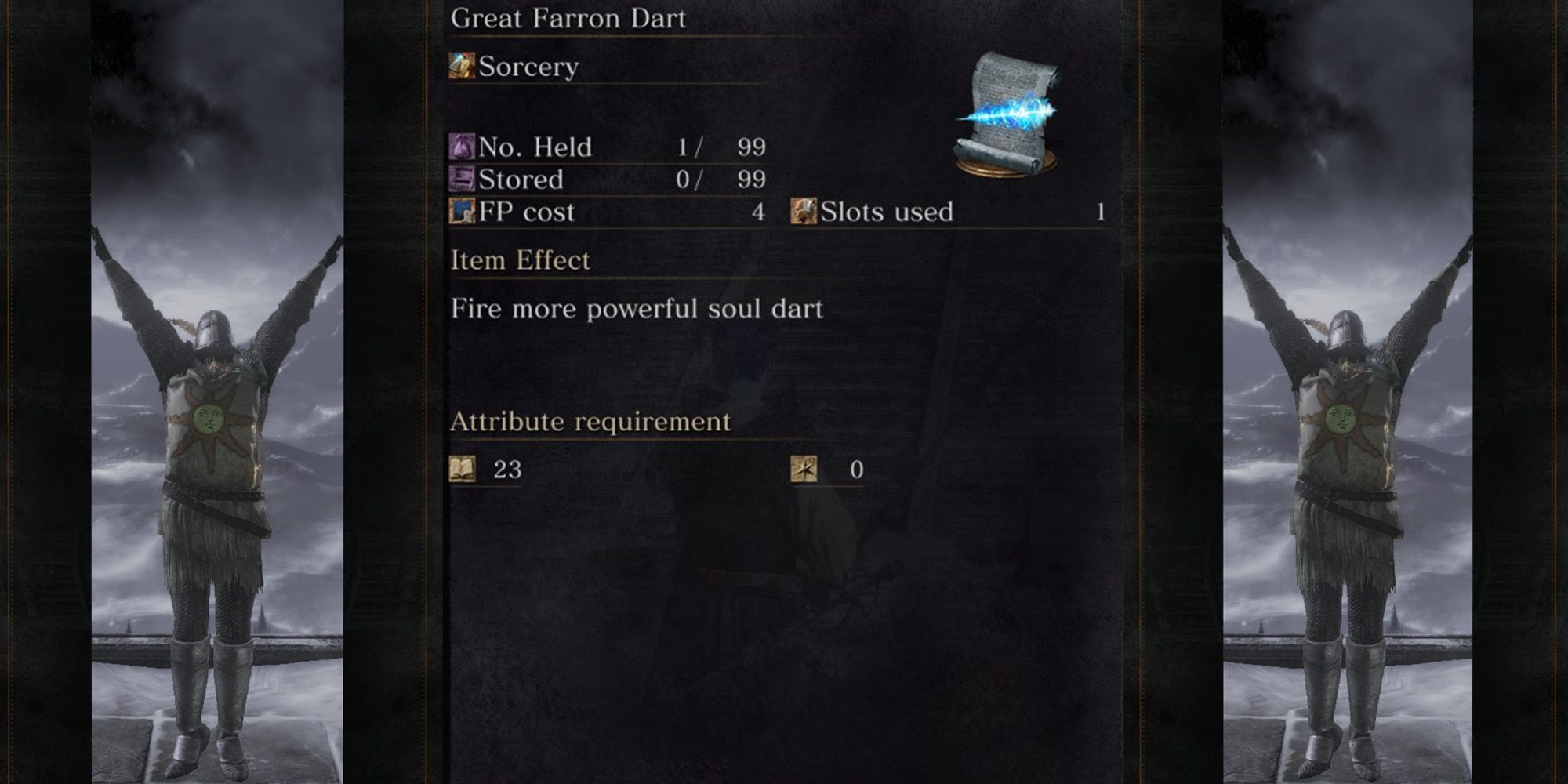 Great Farron Dart Sorcery From Dark Souls 3
