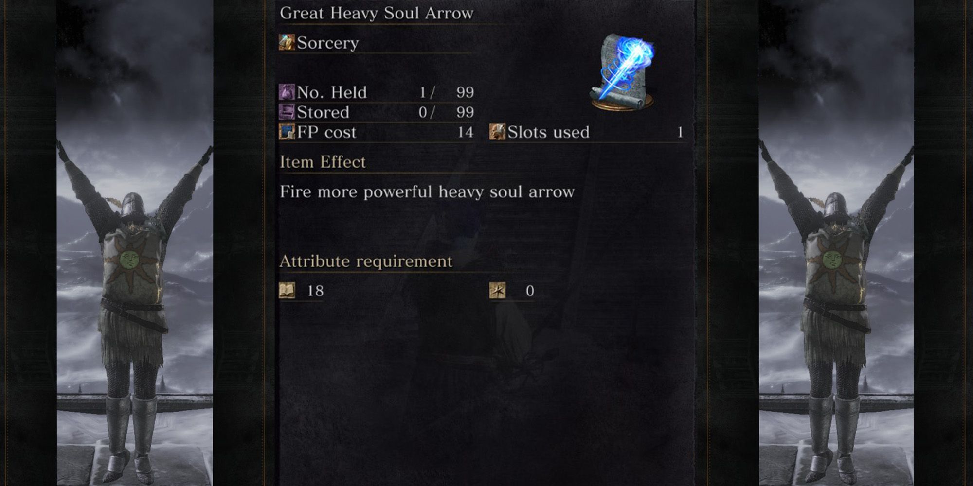 Great Heavy Soul Arrow Sorcery From Dark Souls 3