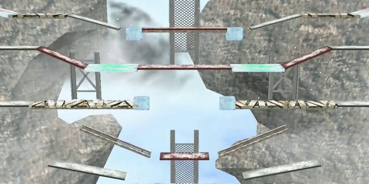 Icicle Mountain Nintendo Super Smash Brothers Melee level