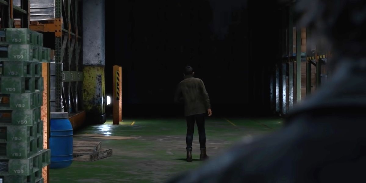 Lost Judgement's Kuwana stepping into darkness (literally and metaphorically)