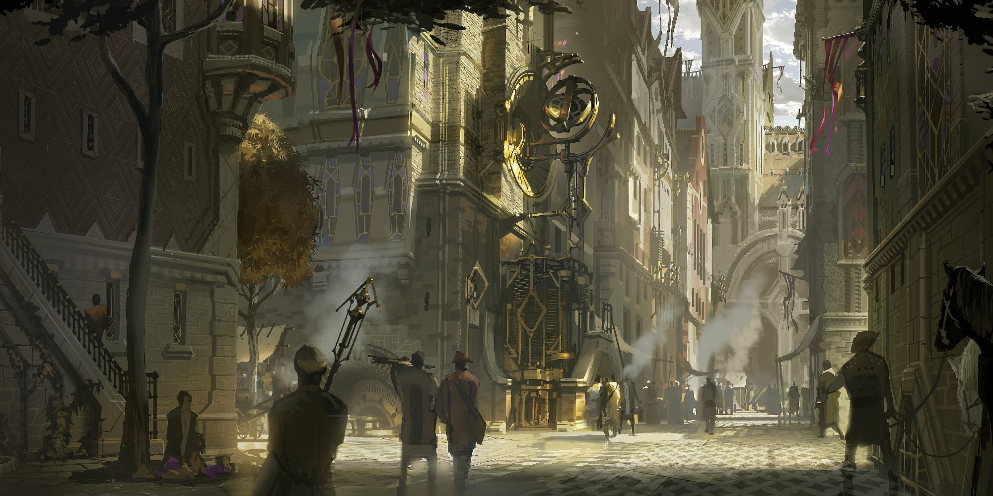 The city of Piltover in League of Legends