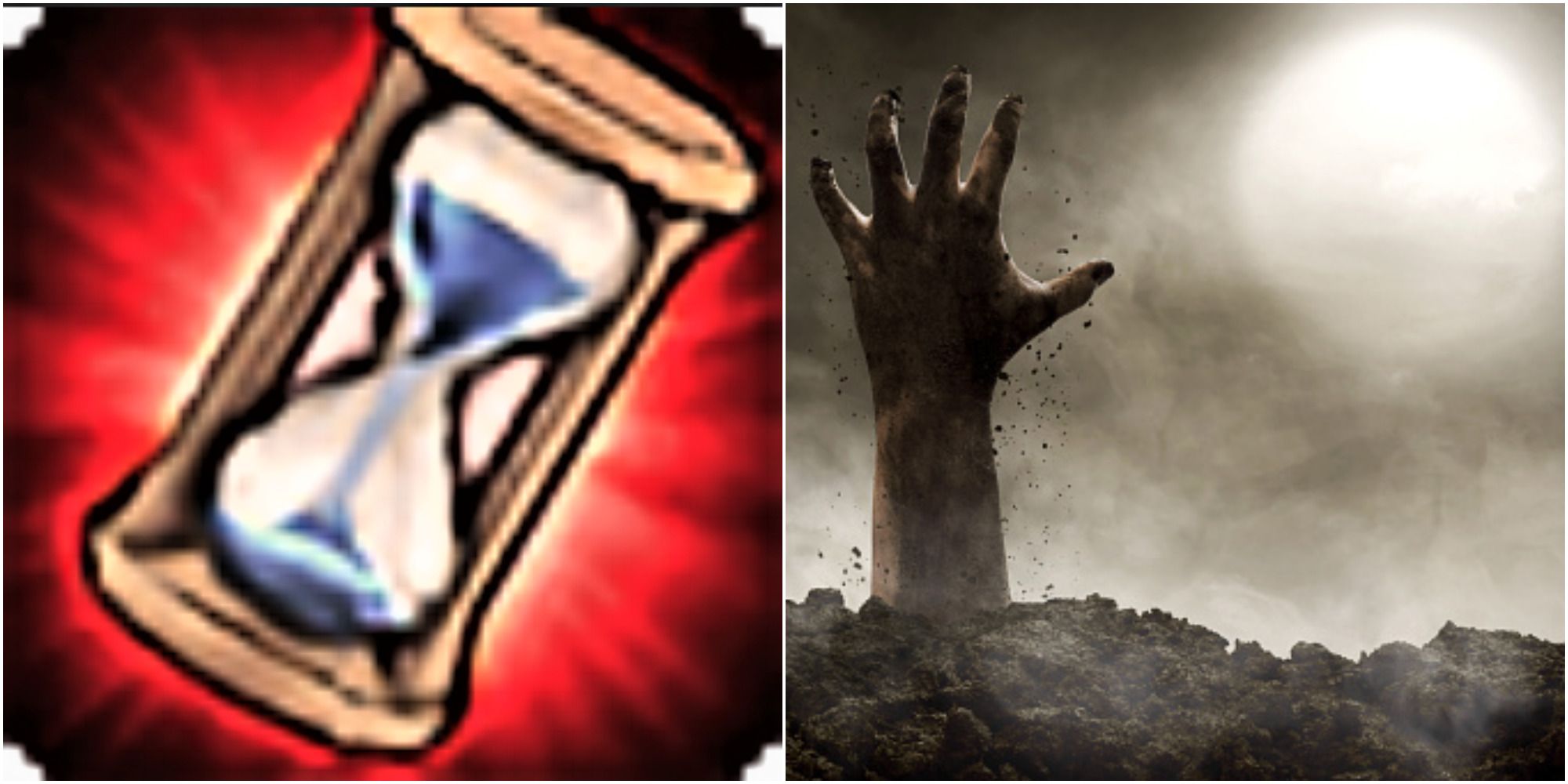Dark knight Living Dead Skill Icon & Zombie Hand