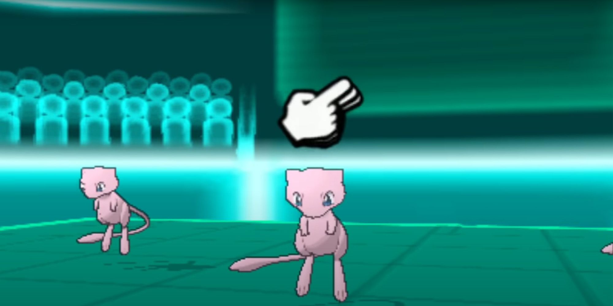 A team of Mews using only Metronome in a Pokemon X and Y triple Battle