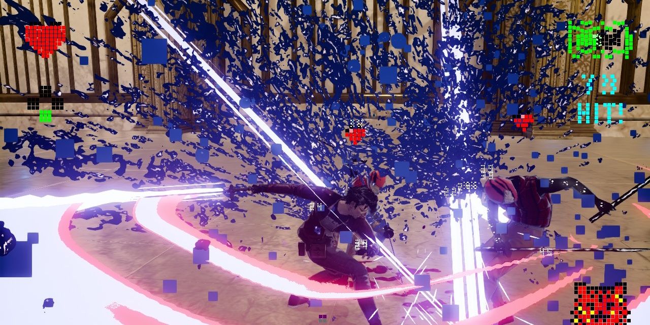 NMH3 Travis Slashing Enemy