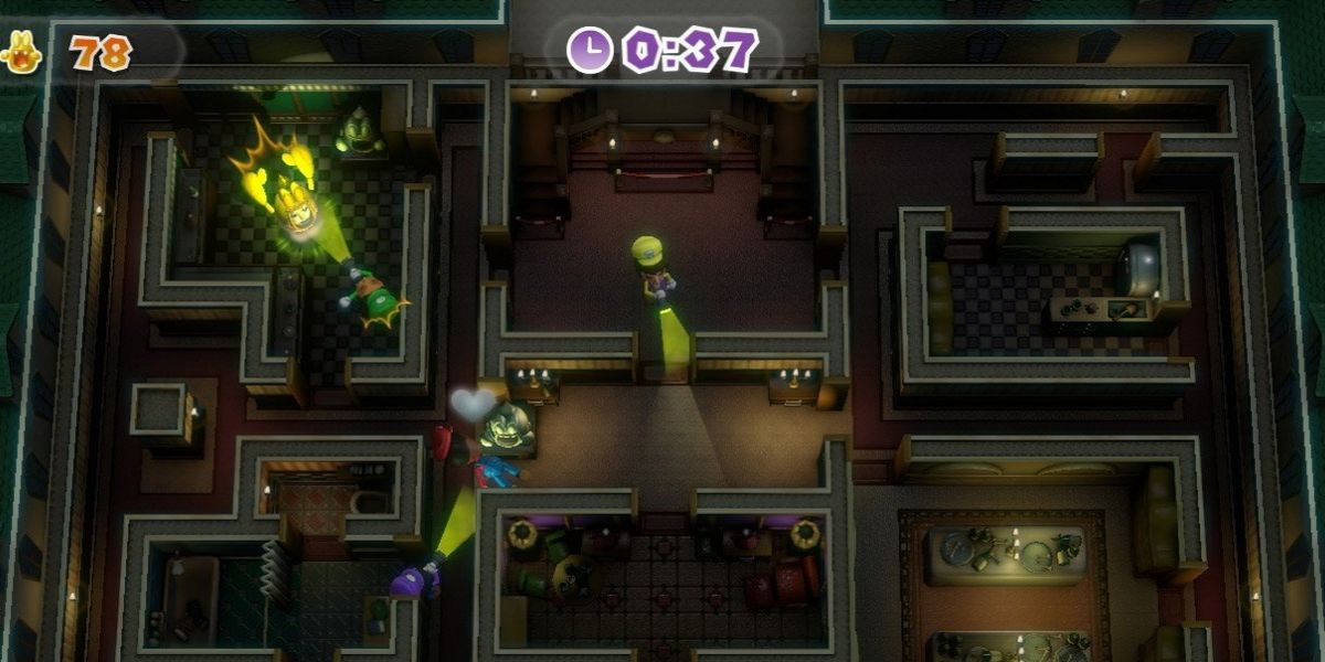 Nintendo Land's Luigi's Ghost Mansion side game