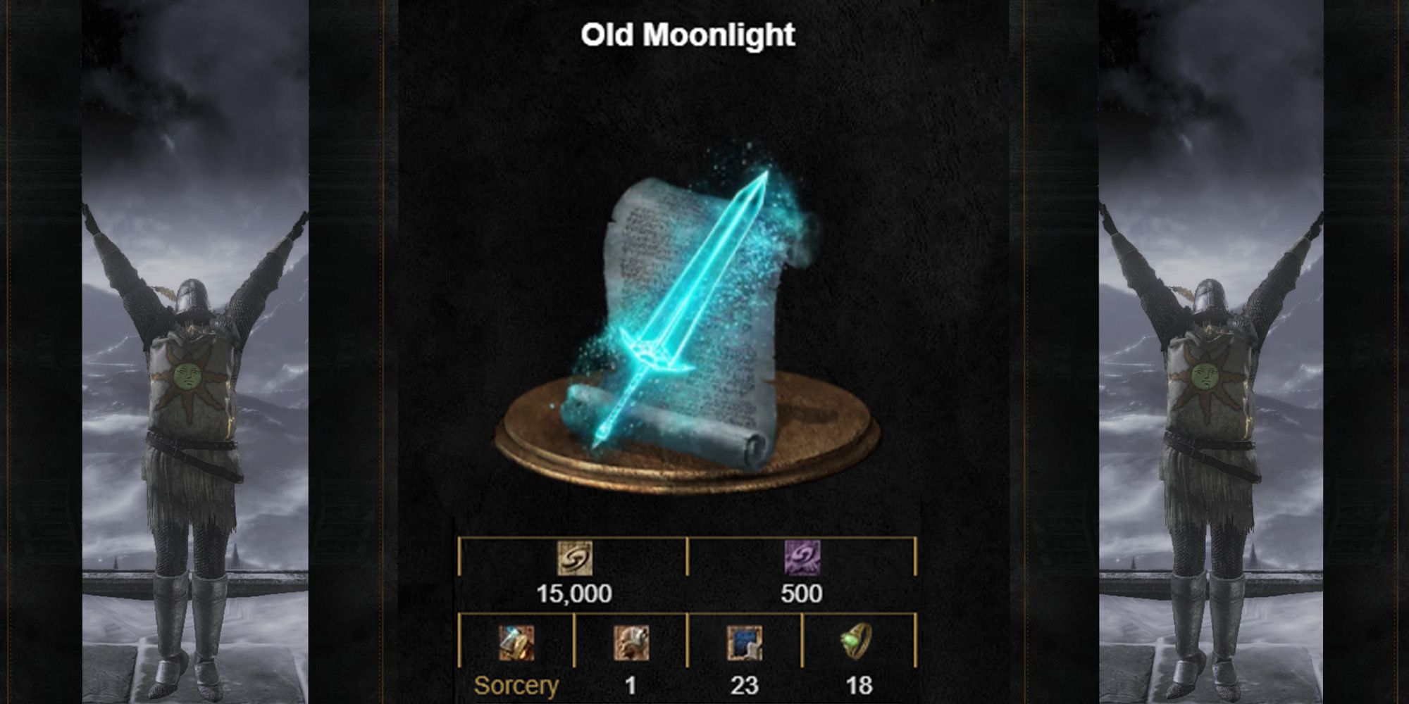 Old Moonlight Sorcery From Dark Souls 3 Ringed City DLC